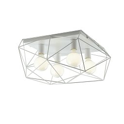 Obrázek pro produkt Stropní svítidlo Abraxas, bílé, 4 x E27, 62 x 51 x 27 cm - FANEUROPE