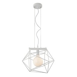 Obrázek pro produkt Závěsné svítidlo Abraxas, bílé, 1 x E27, 40,5 x 29,5 x 150 cm - FANEUROPE