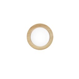 Obrázek pro produkt Stropní LED svítidlo Arka, bílé/dřevo, 23 W, 3300 lm, CCT 3000/4000/6500 K, 40 x 9 cm - FANEUROPE