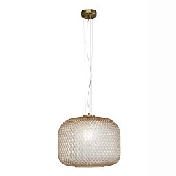 Obrázek pro produkt Závěsné svítidlo Ashford Sferica, jantarové, 1 x E27, 40 x 150 cm - FANEUROPE