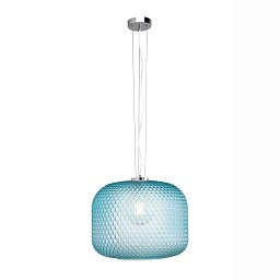 Obrázek pro produkt Závěsné svítidlo Ashford Sferica, tyrkysové, 1 x E27, 40 x 150 cm - FANEUROPE