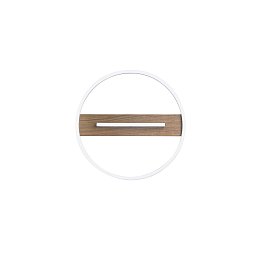 Obrázek pro produkt Stropní LED svítidlo Azimuth, černé/dřevo, 26 W, 3290 lm, CCT, 39,5 x 6,3 cm - FANEUROPE