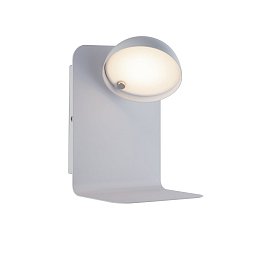 Obrázek pro produkt Nástěnné svítidlo LED Boing, nastavitelné, bílé, s USB 2 A, 5 W, 500 lm, 4000 K, 14 x 13 x 19 cm - FANEUROPE