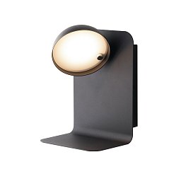 Obrázek pro produkt Nástěnné svítidlo LED Boing, nastavitelné, černé, s USB 2 A, 5 W, 500 lm, 4000 K, 14 x 13 x 19 cm - FANEUROPE