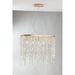 Obrázek pro produkt Závěsné svítidlo Breeze, zlaté, 5xE14, 66,5 x 23,5 x 140 cm - FANEUROPE