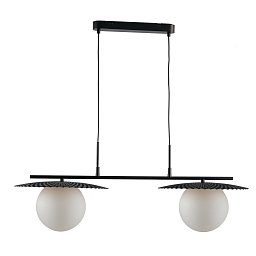 Obrázek pro produkt Závěsné svítidlo Chaplin, černé, 2 x E27, 97 x 143,2 cm - FANEUROPE