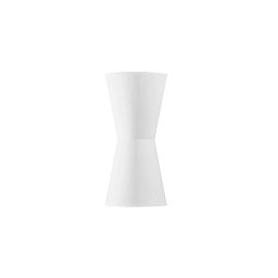 Obrázek pro produkt Nástěnné svítidlo Clepsydra, bílé, 2 x E14, 18 x 9 x 38 cm - FANEUROPE