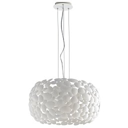 Obrázek pro produkt Závěsné svítidlo Dioniso, bílé, 3 x E27, 48 x 147 cm - FANEUROPE