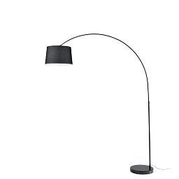 Obrázek pro produkt Stojací lampa Piantana Dream, černá, 1 x E27, 152 x 40 x 200 cm - FANEUROPE