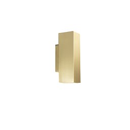 Obrázek pro produkt Nástěnné svítidlo Duduk hranaté, zlaté, 2 x GU10 Mini, 7 x 5 x 18 cm - FANEUROPE