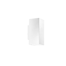 Obrázek pro produkt Nástěnné svítidlo Duduk hranaté, bílé, 2 x GU10, 10 x 8 x 18 cm - FANEUROPE