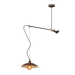Obrázek pro produkt Nástěnné svítidlo Eldorado, corten, 1 x E27, 83 x 30 x 128 cm - FANEUROPE
