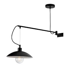 Obrázek pro produkt Nástěnné svítidlo Eldorado, černé, 1 x E27, 83 x 30 x 128 cm - FANEUROPE
