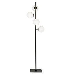 Obrázek pro produkt Stojací lampa Piantana Enoire, černá, 4 x E14, 149,8 x 37,5 x 25 cm - FANEUROPE