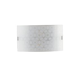 Obrázek pro produkt Nástěnné svítidlo Esagram, bílé/granit, 2 x E27, 35 x 10,5 x 20 cm - FANEUROPE