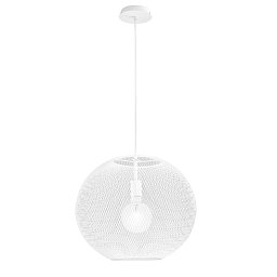 Obrázek pro produkt Závěsné svítidlo Esedra, bílé, 1 x E27, 50 x 154 cm - FANEUROPE