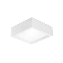 Obrázek pro produkt Stropní svítidlo Gabriel, hranaté, bílé, 2 x E27, 25 x 25 x 8,5 cm - FANEUROPE