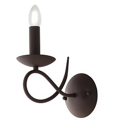 Obrázek pro produkt Nástěnné svítidlo Ginevra, cortenové, 1 x E14, 21 x 12 x 22 cm - FANEUROPE