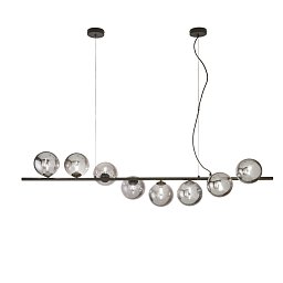 Obrázek pro produkt Závěsné svítidlo Honey, černé, 8 x G9, 145 x 33,5 x 165 cm - FANEUROPE
