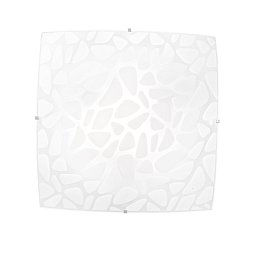 Obrázek pro produkt Stropní svítidlo Island, bílé, 3 x E27, 40 x 40 x 10 cm - FANEUROPE