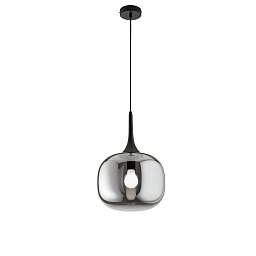 Obrázek pro produkt Závěsné svítidlo Jaipur, kouřové (fumé)/černé, 1 x E27, 30 x 150 cm - FANEUROPE