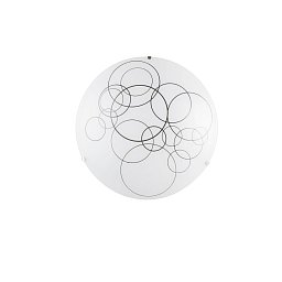 Obrázek pro produkt Stropní svítidlo Karma, bílé/černé, 3 x E27, 40 x 10,5 cm - FANEUROPE