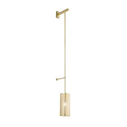 Obrázek pro produkt Nástěnné svítidlo King, zlaté, 1 x E27, 10 x 120 cm - FANEUROPE