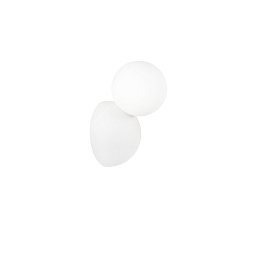 Obrázek pro produkt Nástěnné svítidlo Kiss Sferica, bílé, 1 x GU9, 10 x 12,2 x 19 cm - FANEUROPE