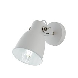 Obrázek pro produkt Nástěnné svítidlo Legend, bílé/niklové, 1 x E27, 12,3 x 22 x 19,5 cm - FANEUROPE