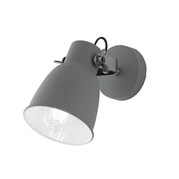 Obrázek pro produkt Nástěnné svítidlo Legend, šedé/niklové, 1 x E27, 12,3 x 22 x 19,5 cm - FANEUROPE