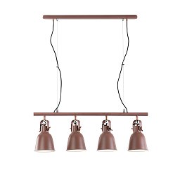 Obrázek pro produkt Závěsné svítidlo Legend, corten/měděné, 4 x E27, 85,5 x 179 cm - FANEUROPE