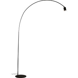 Obrázek pro produkt Stojací lampa Piantana Maison, nastavitelná, černá, 1 x GU10, 185 x 35 x 224 cm - FANEUROPE