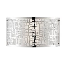 Obrázek pro produkt Nástěnné svítidlo Maya, chromové, 2 x E14, 32 x 9 x 17 cm - FANEUROPE