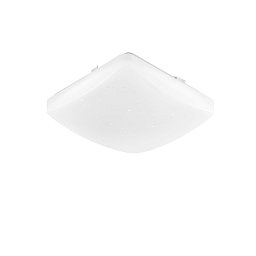 Obrázek pro produkt Koupelnové stropní LED svítidlo Moon hranaté, bílé, 18 W, 1815 lm, CCT, IP44, 27 x 6,5 x 27 cm - FANEUROPE