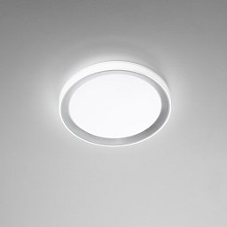 Obrázek pro produkt Stropní svítidlo LED NEON kruhové bílá/stříbrná 24W 3450 lm CCT 40x7cm - FANEUROPE