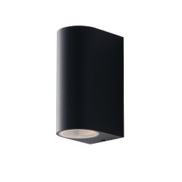 Obrázek pro produkt Venkovní nástěnné svítidlo ONE, antracitové, 2 x GU10, IP54, 13 x 9,3 x 6,7 cm - FANEUROPE