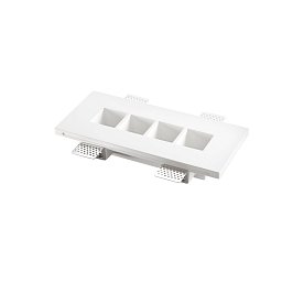 Obrázek pro produkt Zápustné svítidlo Hive, bílé, 4 x GU10 Mini, 27 x 12 x 4,5 cm - FANEUROPE