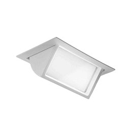 Obrázek pro produkt Zápustné svítidlo LED Lybra, hliník/polykarbonát, bílé, COB 38 W, 4400 lm, CCT, 15 x 24 x 11 cm - FANEUROPE