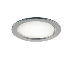 Obrázek pro produkt Zápustné venkovní svítidlo LED Nemo, stříbrné, plast, 3,5 W, 277 lm, 4000 K, IP44, 6,5 x 1,8 cm - FANEUROPE
