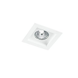 Obrázek pro produkt Zápustné svítidlo Phantom, bílé, 1 x GU10, 10 x 10 x 4,9 cm - FANEUROPE