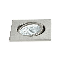 Obrázek pro produkt Zápustné svítidlo LED Polaris, nikl/hliník, 3 W, 300 lm, 4000 K, 6,6 x 6,6 x 5,7 cm - FANEUROPE