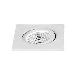 Obrázek pro produkt Zápustné svítidlo LED Polaris, bílé, hliník, 3 W, 300 lm, 4000 K, 6,6 x 6,6 x 5,7 cm - FANEUROPE