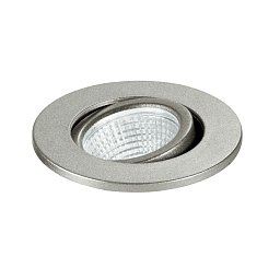 Obrázek pro produkt Zápustné svítidlo LED Polaris, nikl/hliník, 3 W, 300 lm, 4000 K, 6,6 x 6,6 x 5,7 cm - FANEUROPE