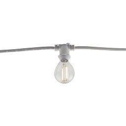 Obrázek pro produkt Žárovková girlanda PICNIC, bílý, 10 x E14, IP44, s vidlicí Schuko, 5 m - FANEUROPE