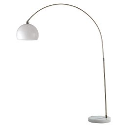 Obrázek pro produkt Stojací lampa Piantana Plaza, bílá, 1 x E27, 152 x 200 cm - FANEUROPE