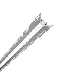 Obrázek pro produkt Profil RIDGE, úhlový pro sádrokarton, stříbrný, opálový difuzor, 200x2,1x4,8 cm - FANEUROPE