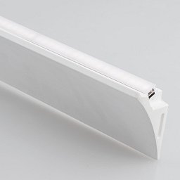 Obrázek pro produkt Profil Vela bílý - sádrový a hliníkový s opálovým difuzorem, 100 x 8 x 5 cm - FANEUROPE