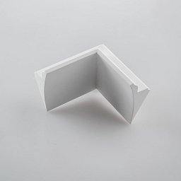 Obrázek pro produkt Úhlová spojka Vela - bílý hliníkový profil s opálovým difuzorem, 10,2 x 8 cm - FANEUROPE