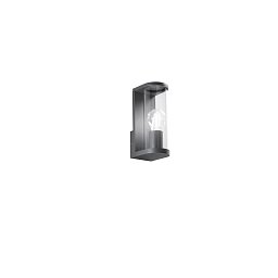 Obrázek pro produkt Nástěnné svítidlo Rosen (antracit + sklo) hliník + sklo, 1 x E27, IP44, 119 x 83 x 222 mm - FANEUROPE