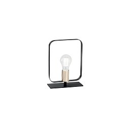 Obrázek pro produkt Stolní lampa LUME SMITH černá/zlatá, 1xE27, 19,5 x 19,5 x 24,8 cm - FANEUROPE